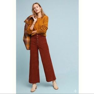 Frye Ilana Ultra High-Rise Corduroy Wide-Leg Jeans